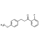 CAS 登录号：898776-00-6， 1-(2-氟苯基)-3-(4-甲氧基苯基)-1-丙酮
