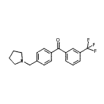 CAS#: 898776-67-5, [4-(1-Pyrrolidinylmethyl)phenyl][3-(trifluoromethyl)phenyl]methanone