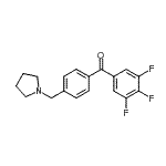 CAS#: 898776-95-9, [4-(1-Pyrrolidinylmethyl)phenyl](3,4,5-trifluorophenyl)methanone