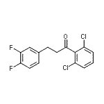 CAS#: 898777-52-1, 1-(2,6-Dichlorophenyl)-3-(3,4-difluorophenyl)-1-propanone