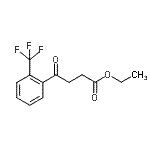 CAS 登录号：898777-67-8， 乙基4-氧代-4-[2-(三氟甲基)苯基]丁酸酯