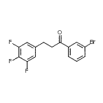 CAS#: 898777-86-1, 1-(3-Bromophenyl)-3-(3,4,5-trifluorophenyl)-1-propanone