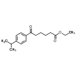 CAS 登录号：898778-38-6， 乙基6-(4-异丙基苯基)-6-氧代己酸酯