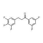 CAS 登录号：898778-66-0， 1-(3,5-二氟苯基)-3-(3,4,5-三氟苯基)-1-丙酮