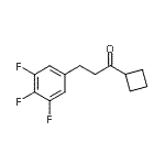 CAS 登录号：898778-74-0， 1-环丁基-3-(3,4,5-三氟苯基)-1-丙酮
