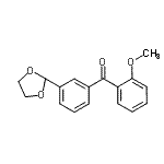 CAS#: 898778-87-5, [3-(1,3-Dioxolan-2-yl)phenyl](2-methoxyphenyl)methanone
