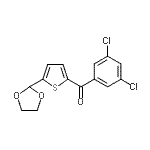 CAS#: 898778-96-6, (3,5-Dichlorophenyl)[5-(1,3-dioxolan-2-yl)-2-thienyl]methanone