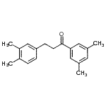 CAS 登录号：898779-47-0， 3-(3,4-二甲基苯基)-1-(3,5-二甲基苯基)-1-丙酮