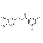 CAS#: 898779-71-0, 1-(3-Chloro-5-fluorophenyl)-3-(3,4-dimethylphenyl)-1-propanone