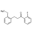 CAS#: 898780-19-3, 1-(2-Fluorophenyl)-3-[2-(methylsulfanyl)phenyl]-1-propanone