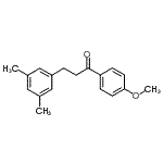 CAS 登录号：898780-20-6， 3-(3,5-二甲基苯基)-1-(4-甲氧基苯基)-1-丙酮