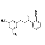 CAS 登录号：898780-23-9， 2-[3-(3,5-二甲基苯基)丙酰]苯甲腈