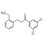 CAS 登录号：898780-55-7， 1-(3,5-二氯苯基)-3-[2-(甲硫基)苯基]-1-丙酮