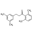 CAS 登录号：898780-68-2， 1-(2,6-二甲基苯基)-3-(3,5-二甲基苯基)-1-丙酮
