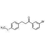 CAS#: 898781-03-8, 1-(3-Bromophenyl)-3-[4-(methylsulfanyl)phenyl]-1-propanone