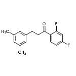 CAS 登录号：898781-10-7， 1-(2,4-二氟苯基)-3-(3,5-二甲基苯基)-1-丙酮