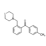CAS 登录号：898781-44-7， (4-甲基苯基)[2-(4-硫代吗啉基甲基)苯基]甲酮