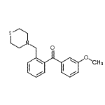 CAS#: 898781-50-5, (3-Methoxyphenyl)[2-(4-thiomorpholinylmethyl)phenyl]methanone
