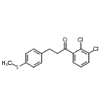 CAS#: 898781-67-4, 1-(2,3-Dichlorophenyl)-3-[4-(methylsulfanyl)phenyl]-1-propanone