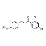CAS 登录号：898781-69-6， 1-(2,4-二氯苯基)-3-[4-(甲硫基)苯基]-1-丙酮