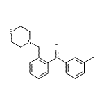 CAS#: 898781-78-7, (3-Fluorophenyl)[2-(4-thiomorpholinylmethyl)phenyl]methanone