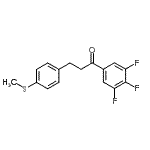 CAS#: 898781-83-4, 3-[4-(Methylsulfanyl)phenyl]-1-(3,4,5-trifluorophenyl)-1-propanone