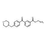 CAS#: 898782-51-9, Ethyl 3-[4-(4-thiomorpholinylmethyl)benzoyl]benzoate