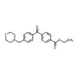 CAS#: 898782-53-1, Ethyl 4-[4-(4-thiomorpholinylmethyl)benzoyl]benzoate
