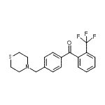 CAS#: 898782-96-2, [4-(4-Thiomorpholinylmethyl)phenyl][2-(trifluoromethyl)phenyl]methanone