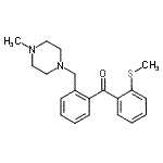 CAS#: 898782-97-3, {2-[(4-Methyl-1-piperazinyl)methyl]phenyl}[2-(methylsulfanyl)phenyl]methanone