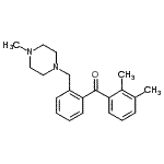 CAS#: 898783-13-6, (2,3-Dimethylphenyl){2-[(4-methyl-1-piperazinyl)methyl]phenyl}methanone