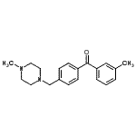 CAS#: 898783-44-3, (3-Methylphenyl){4-[(4-methyl-1-piperazinyl)methyl]phenyl}methanone