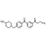 CAS#: 898783-53-4, Ethyl 3-{4-[(4-methyl-1-piperazinyl)methyl]benzoyl}benzoate