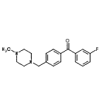 CAS#: 898783-65-8, (3-Fluorophenyl){4-[(4-methyl-1-piperazinyl)methyl]phenyl}methanone