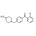 CAS#: 898783-87-4, (2-Chlorophenyl){4-[(4-methyl-1-piperazinyl)methyl]phenyl}methanone