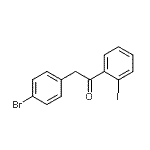 CAS#: 898783-94-3, 2-(4-Bromophenyl)-1-(2-iodophenyl)ethanone