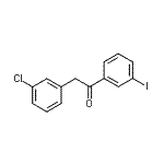 CAS 登录号：898784-04-8， 2-(3-氯苯基)-1-(3-碘苯基)乙酮