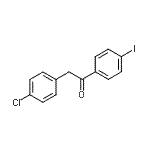 CAS#: 898784-08-2, 2-(4-Chlorophenyl)-1-(4-iodophenyl)ethanone
