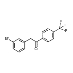 CAS 登录号：898784-21-9， 2-(3-溴苯基)-1-[4-(三氟甲基)苯基]乙酮