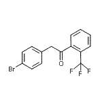 CAS#: 898784-23-1, 2-(4-Bromophenyl)-1-[2-(trifluoromethyl)phenyl]ethanone