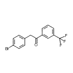CAS#: 898784-25-3, 2-(4-Bromophenyl)-1-[3-(trifluoromethyl)phenyl]ethanone