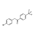 CAS#: 898784-27-5, 2-(4-Bromophenyl)-1-[4-(trifluoromethyl)phenyl]ethanone