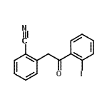 CAS 登录号：898784-29-7， 2-[2-(2-碘苯基)-2-氧代乙基]苯甲腈