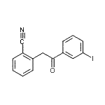 CAS#: 898784-31-1, 2-[2-(3-Iodophenyl)-2-oxoethyl]benzonitrile