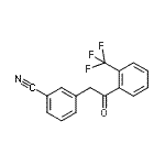 CAS#: 898784-51-5, 3-{2-Oxo-2-[2-(trifluoromethyl)phenyl]ethyl}benzonitrile