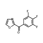 CAS 登录号：898784-54-8， 1,3-恶唑-2-基(3,4,5-三氟苯基)甲酮