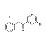 CAS#: 898784-63-9, 1-(3-Bromophenyl)-2-(2-fluorophenyl)ethanone