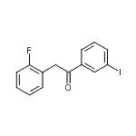 CAS#: 898784-75-3, 2-(2-Fluorophenyl)-1-(3-iodophenyl)ethanone