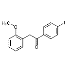 CAS#: 898784-93-5, 1-(4-Iodophenyl)-2-(2-methoxyphenyl)ethanone