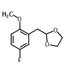 CAS#: 898785-22-3, 2-(5-Fluoro-2-methoxybenzyl)-1,3-dioxolane